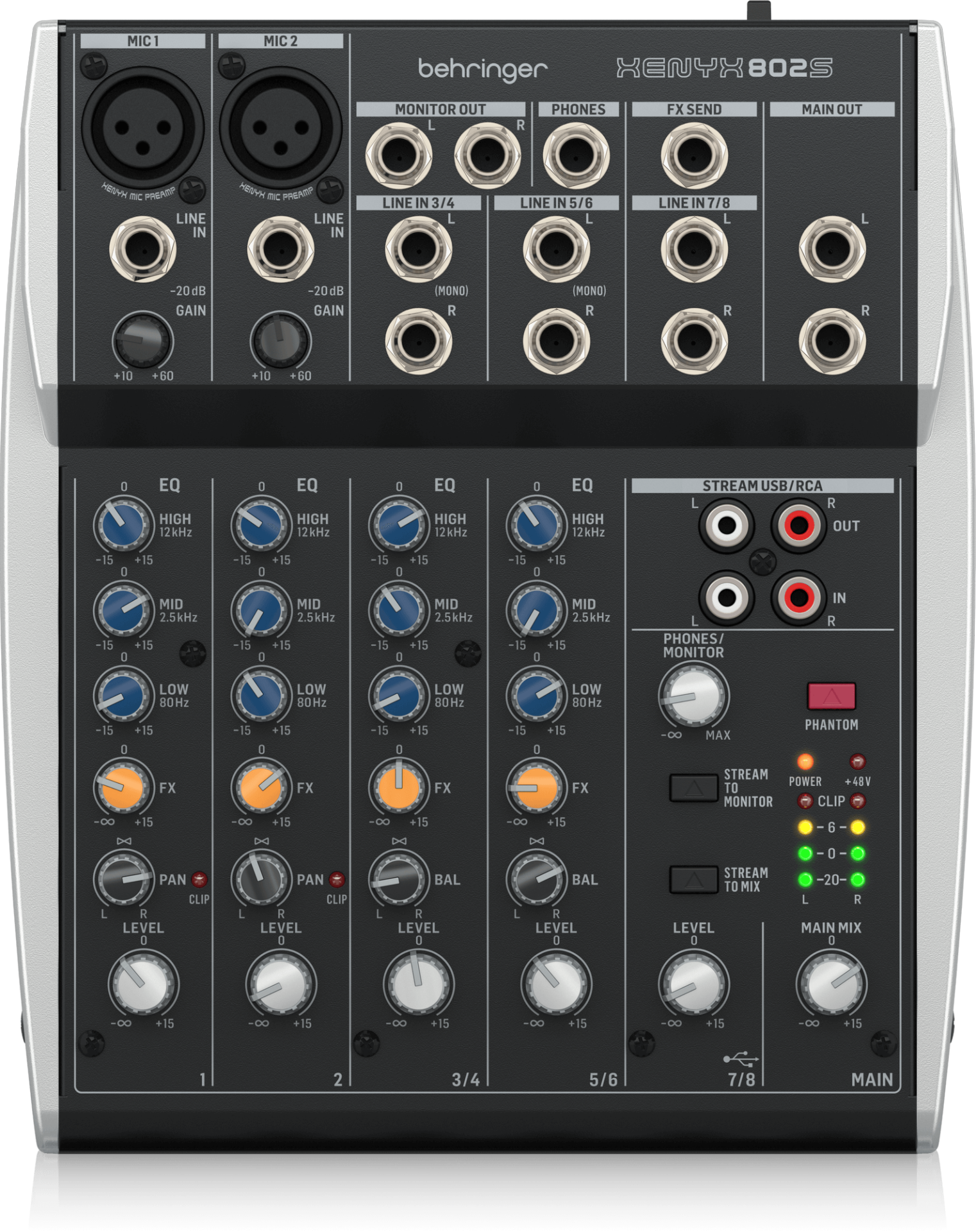 Behringer XENYX 802S 8 Kanal Mikser