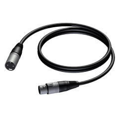 PROCAB CAB901/5 Dişi XLR’dan Erkek XLR’a 5 Metre
 Mikrofon Kablosu