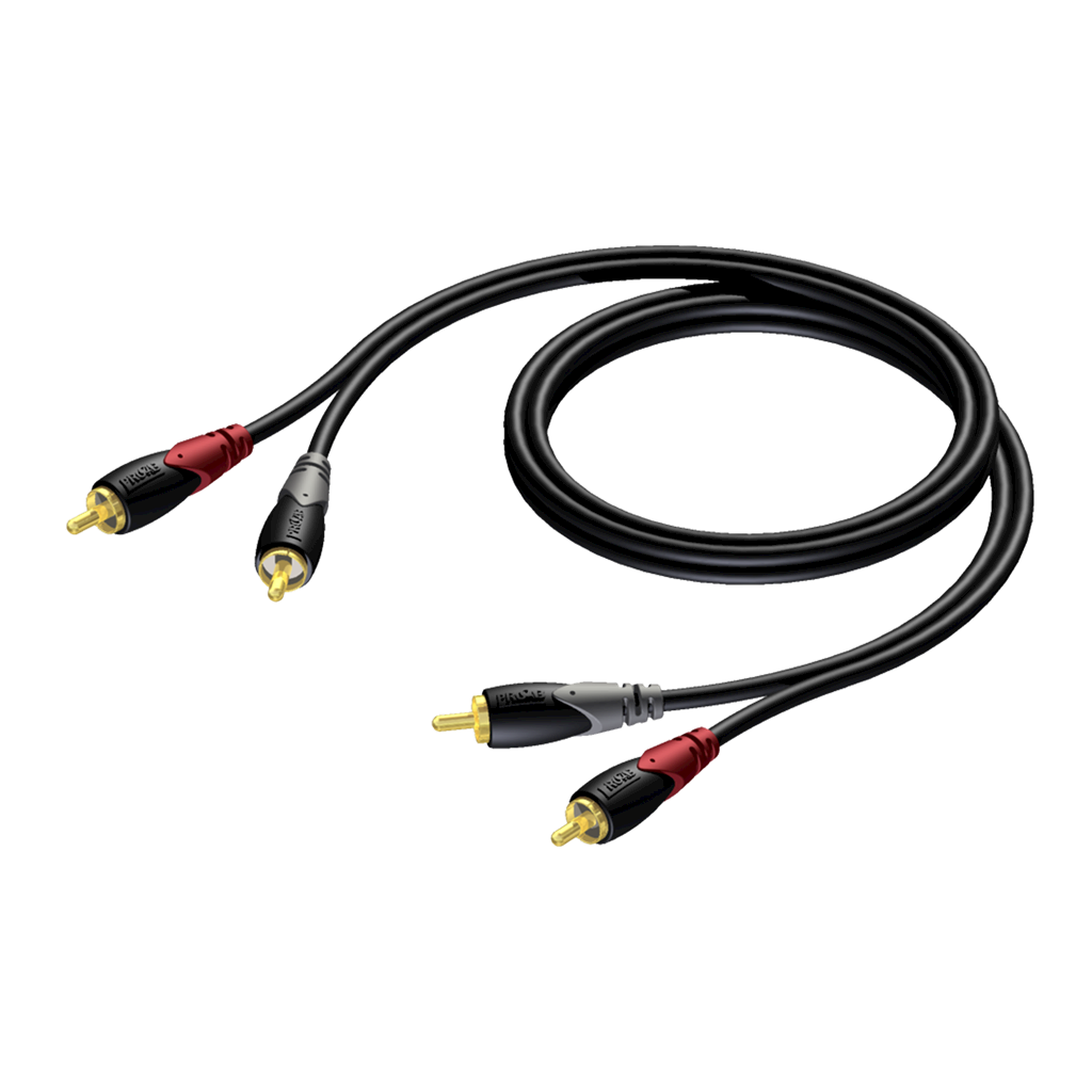 PROCAB CLA800/3 Çift RCA (TOS) Jaktan Çift RCA (TOS) Jaka, 3.0 Metre kablo