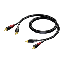 PROCAB CLA800/3 Çift RCA (TOS) Jaktan Çift RCA (TOS) Jaka, 3.0 Metre kablo