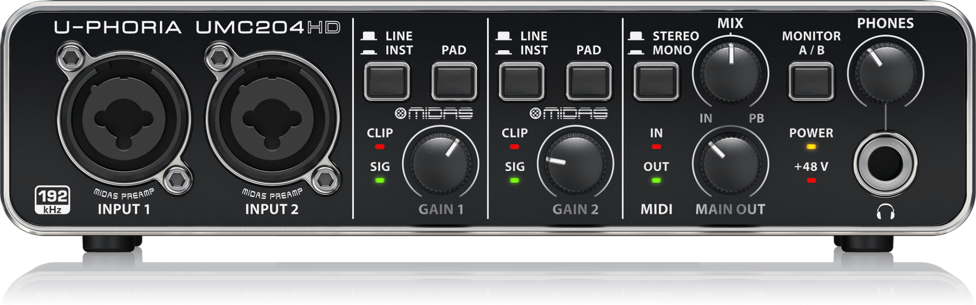 Behringer UMC204HD 2 Giriş 4 Çıkış Usb Stüdyo Ses Kartı