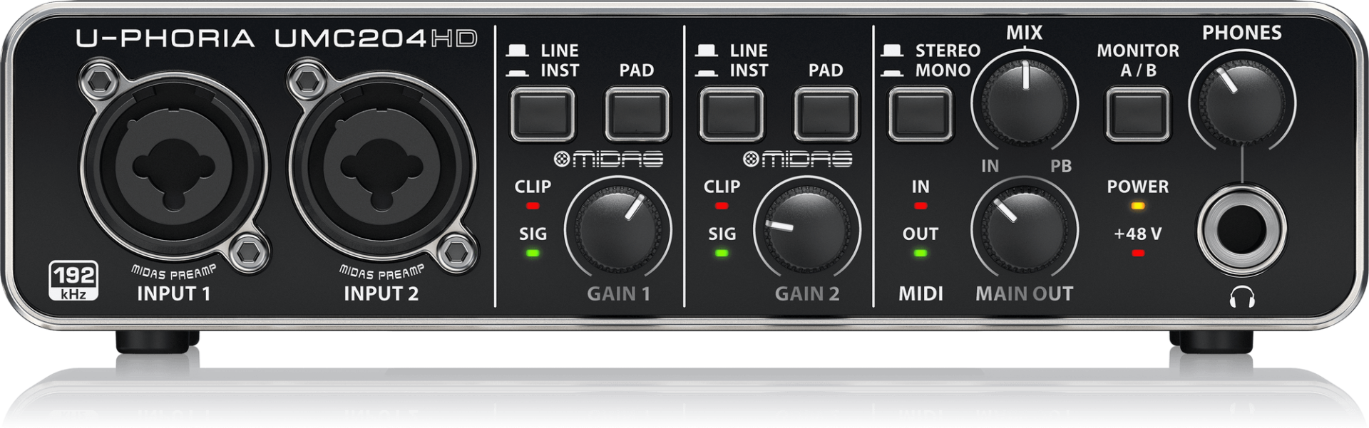 Behringer UMC204HD 2 Giriş 4 Çıkış Usb Stüdyo Ses Kartı