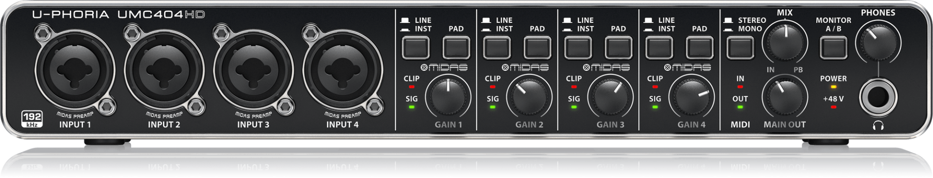 Behringer U-Phoria UMC404HD 4 Kanal Ses Kartı