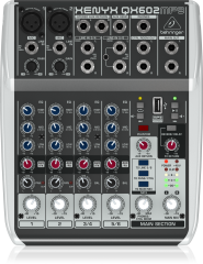 Behringer Xenyx QX602MP3 MP3 DESTEKLİ 6 KANAL MİKSER