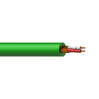 PROCAB MC305G/1 Dengeli Mikrofon Kablosu Yeşil 100 Metre