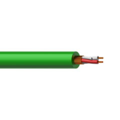 PROCAB MC305G/1 Dengeli Mikrofon Kablosu Yeşil 100 Metre