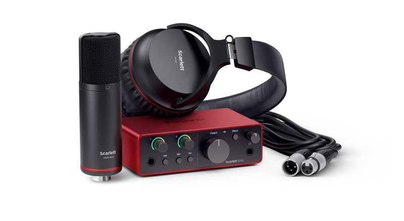 Focusrite Solo Studio Gen 4 Kayıt Paketi