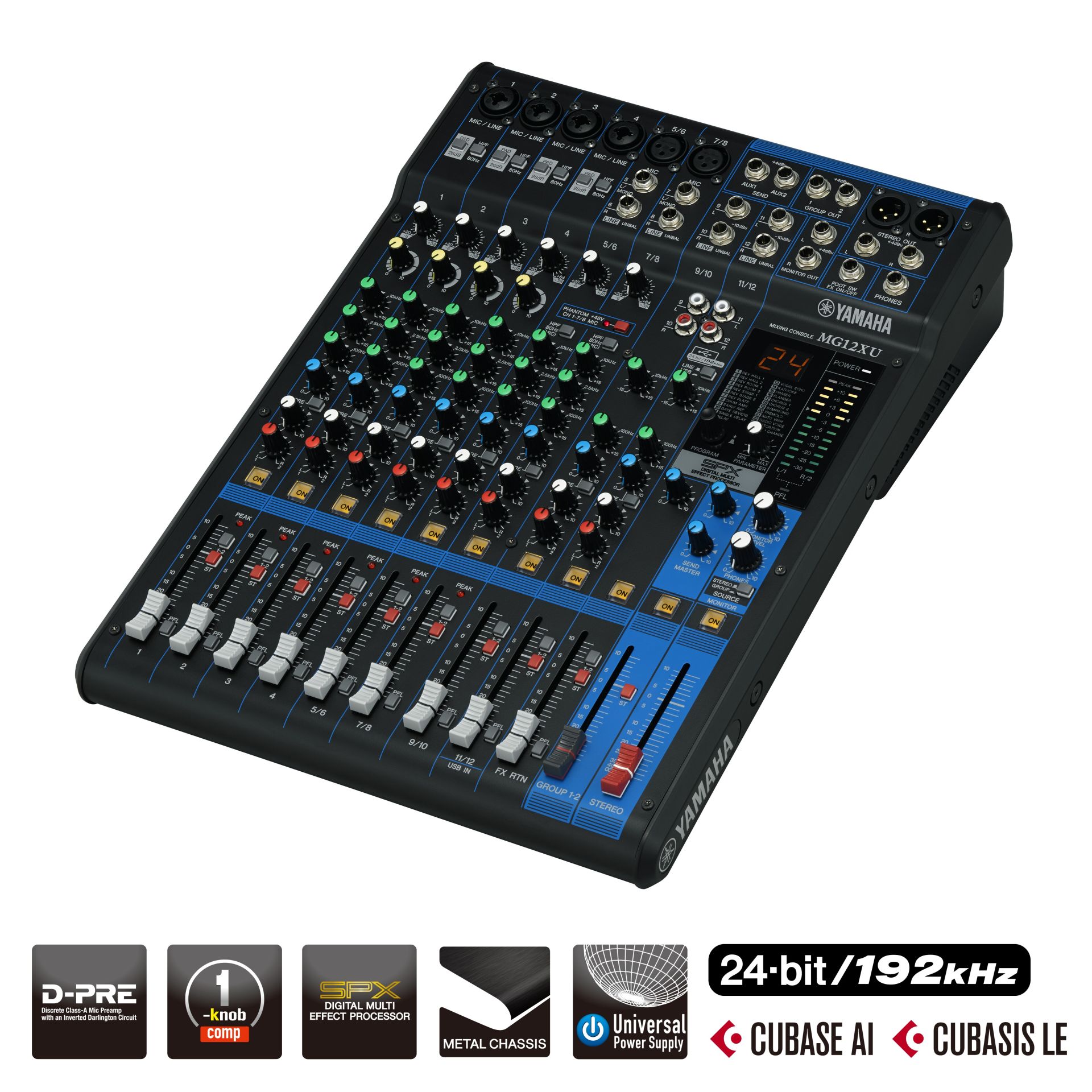 Yamaha MG12XU 12 Kanal Analog Mikser