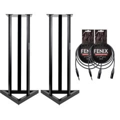 Fenix Deluxe Stüdyo Monitör Stand Ve Kablo Seti