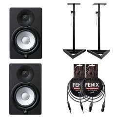 Yamaha HS-7MP Çift Aktif Monitör Hoparlör (Fenix Stand ve Monitör Kablo Seti)
