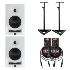 Kali Audio LP-6W Çift Aktif Monitör Hoparlör (Fenix Stand ve Monitör Kablo Seti)