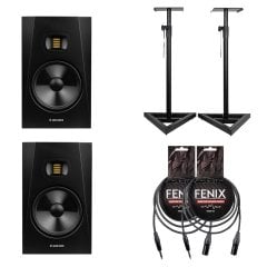 Adam Audio T8V Çift Aktif Monitör Hoparlör (Fenix Stand ve Monitör Kablo Seti)