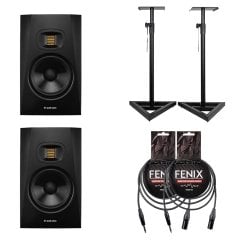 Adam Audio T7V Çift Aktif Monitör Hoparlör (Fenix Stand ve Monitör Kablo Seti)