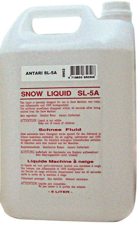 Antari SL-5 AN Kar ve Köpük Makinesı Likiti ,  5 Litre. ( YOĞUN )