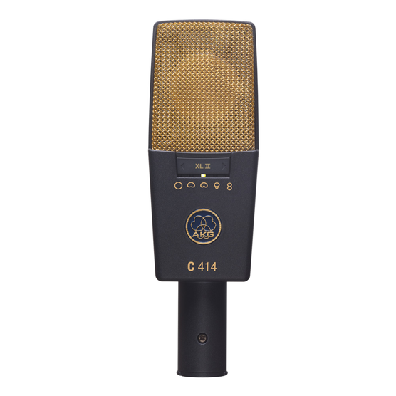 AKG C414 XLII Geniş Diyafram Condenser Mikrofon