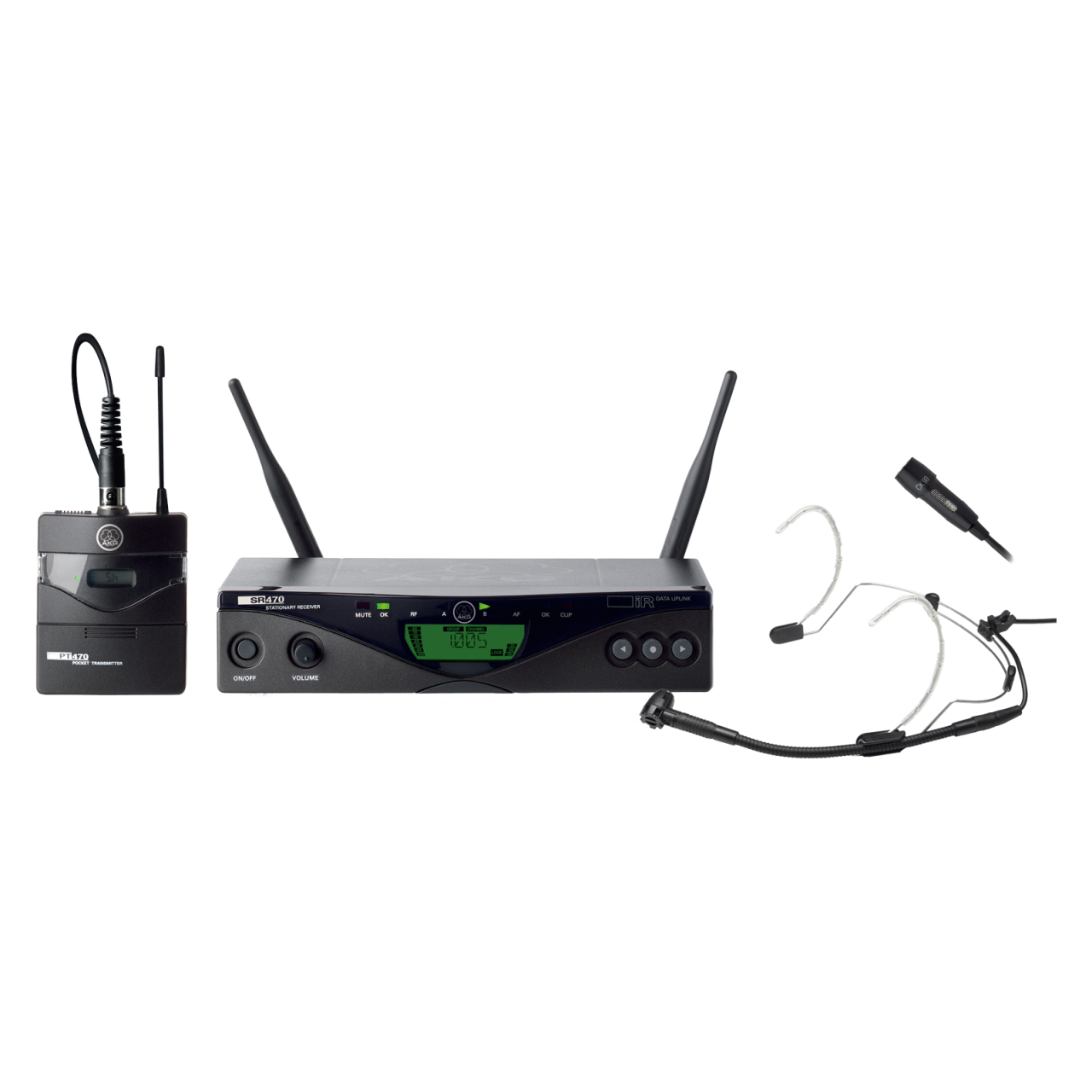 AKG WMS470 Presenter Set Kablosuz Profesyonel Headset Mikrofon